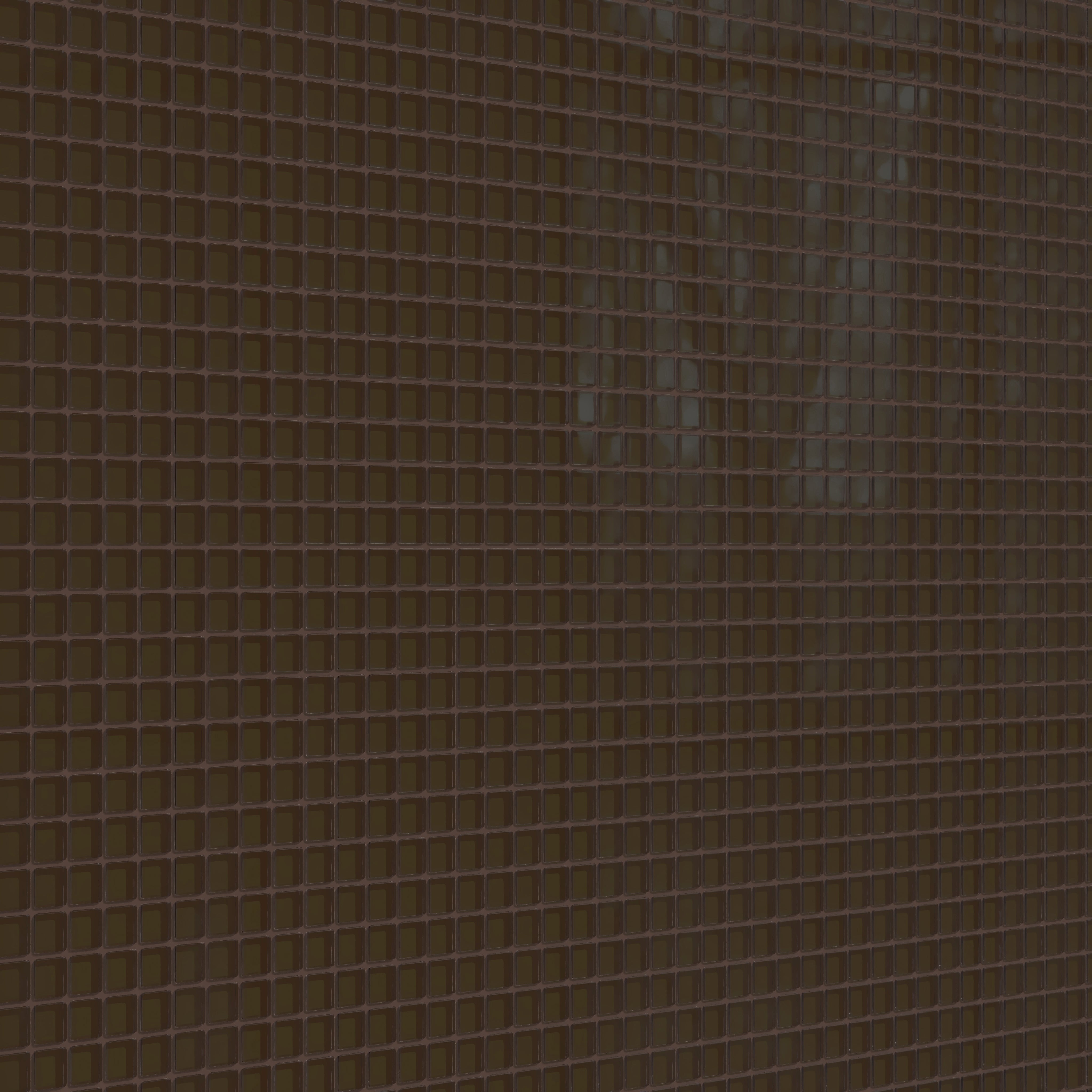 1x1 Straight Set Sheeted Glass Mosaic Tile in Osprey Gloss