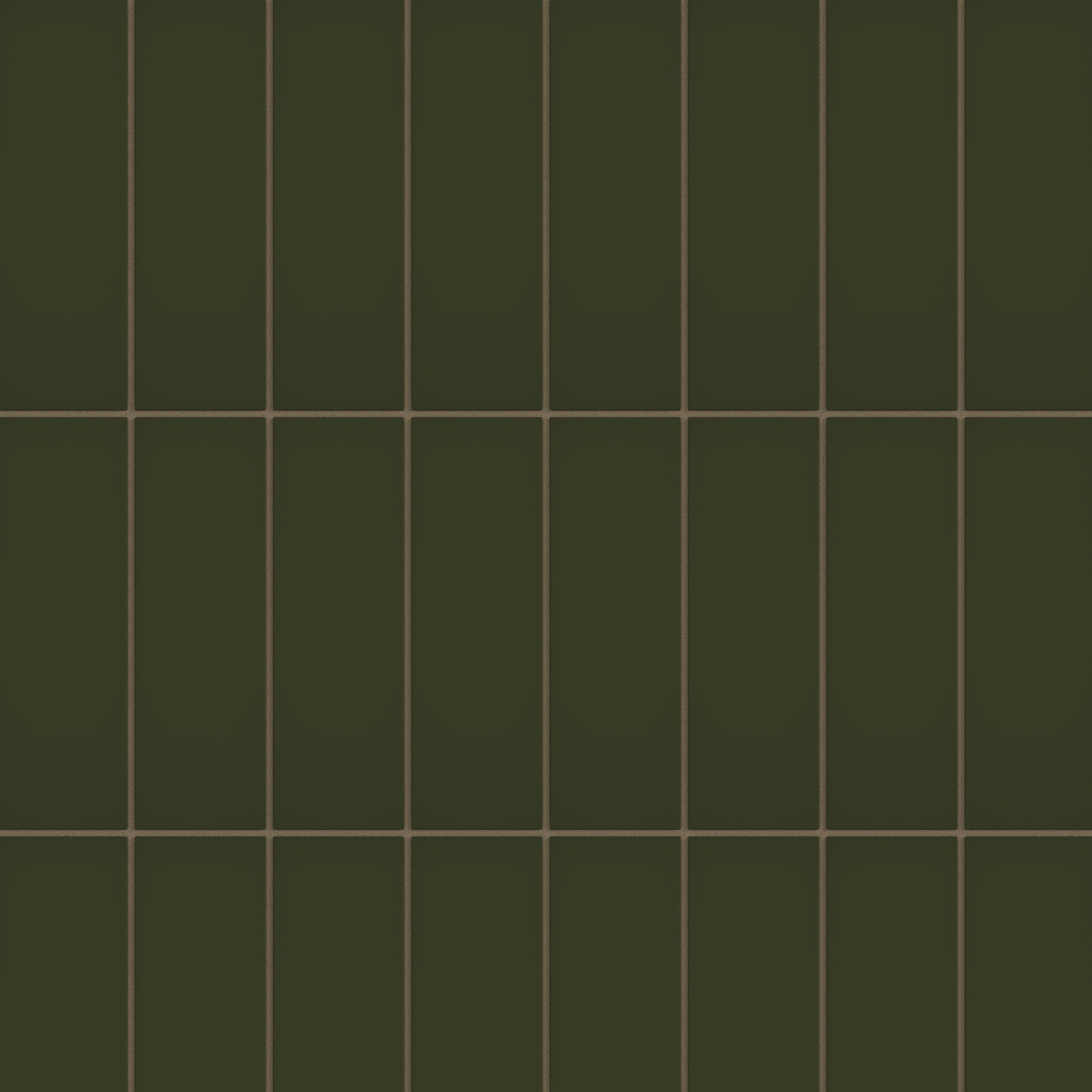 3x9 Natural Press Ceramic Tile in Green Apatite Matte - Fireclay Tile