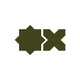 Star & Cross Original Ceramic Tile in Lone Pine Matte