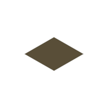 Large Diamond Original Ceramic Tile in Bonsai Matte