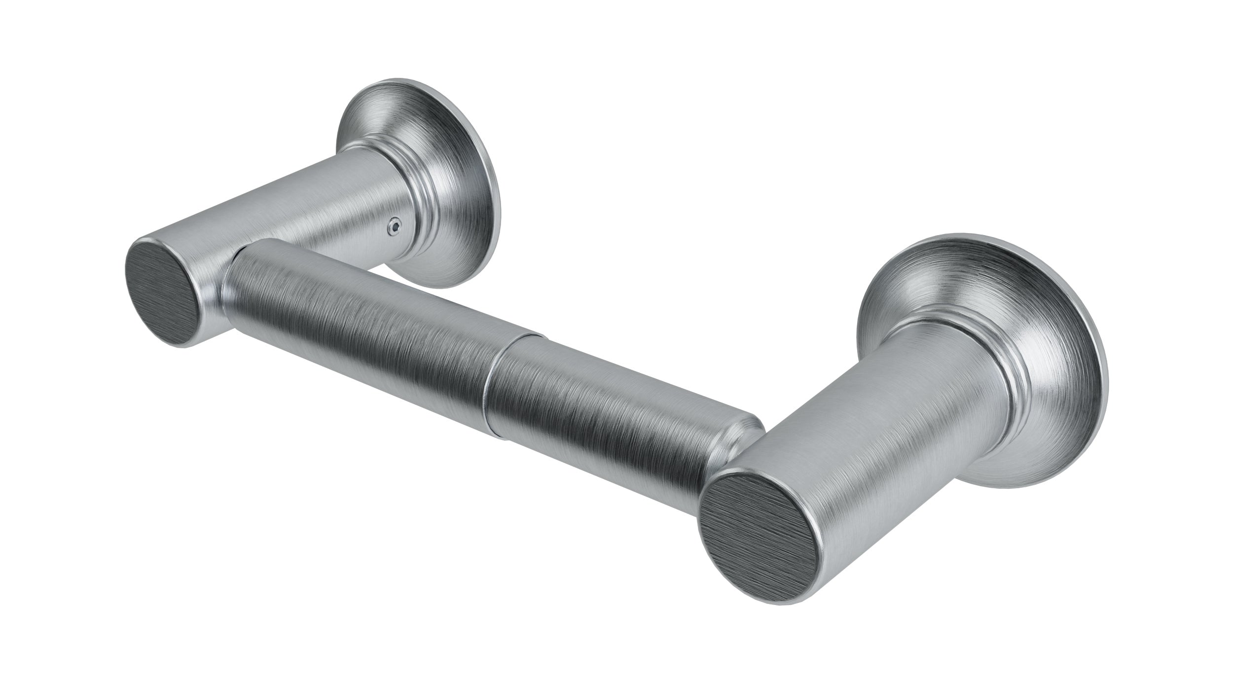 Emerson Double Post Paper Holder in Satin Chrome