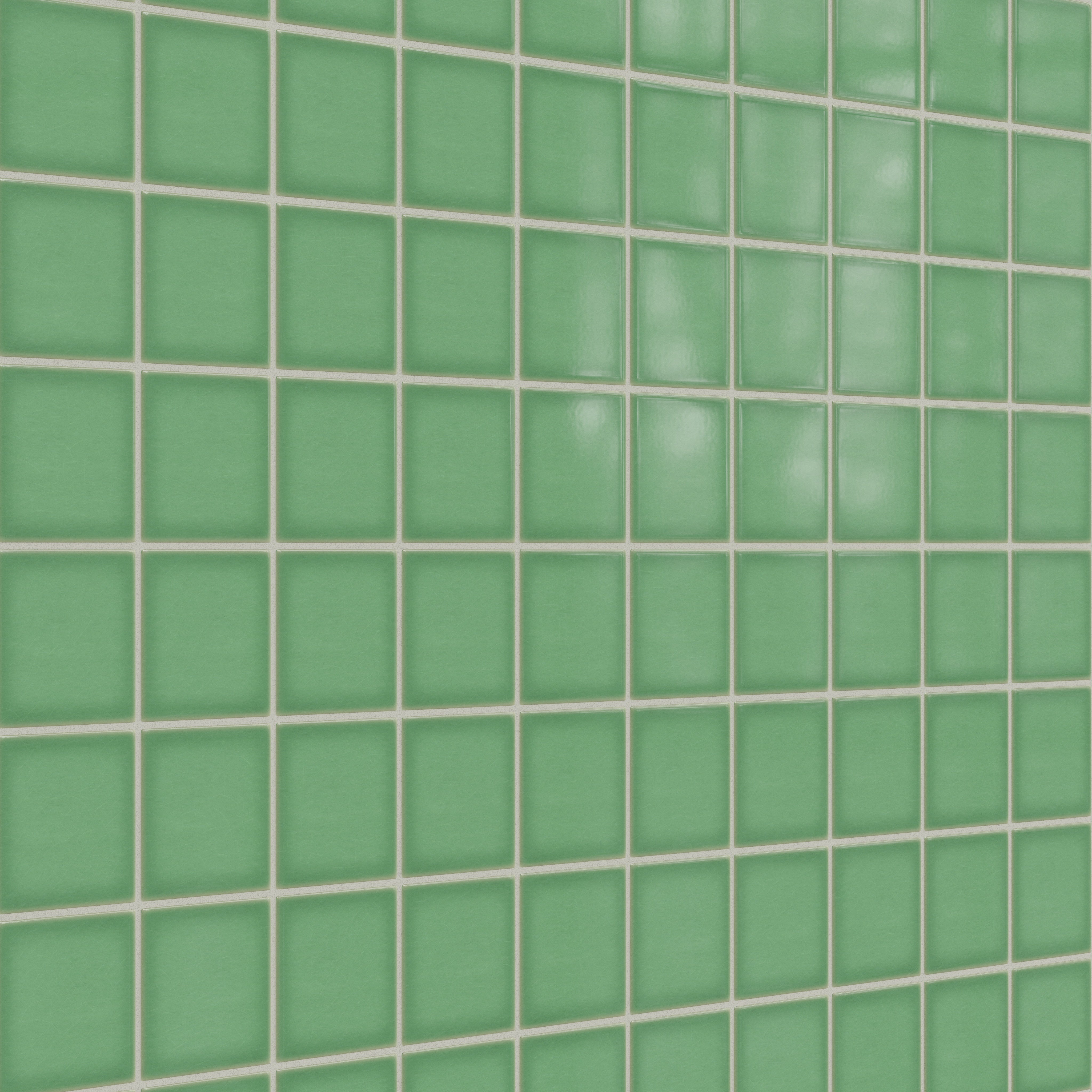 4x4 Original Ceramic Tile in Sea Green Gloss