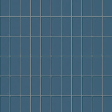 2x4 Straight Set Sheeted Glass Mosaic Tile in Blue Jay Gloss