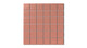 2x2 Straight Set Sheeted Natural Press Ceramic Mosaic Tile in Madder Red Matte