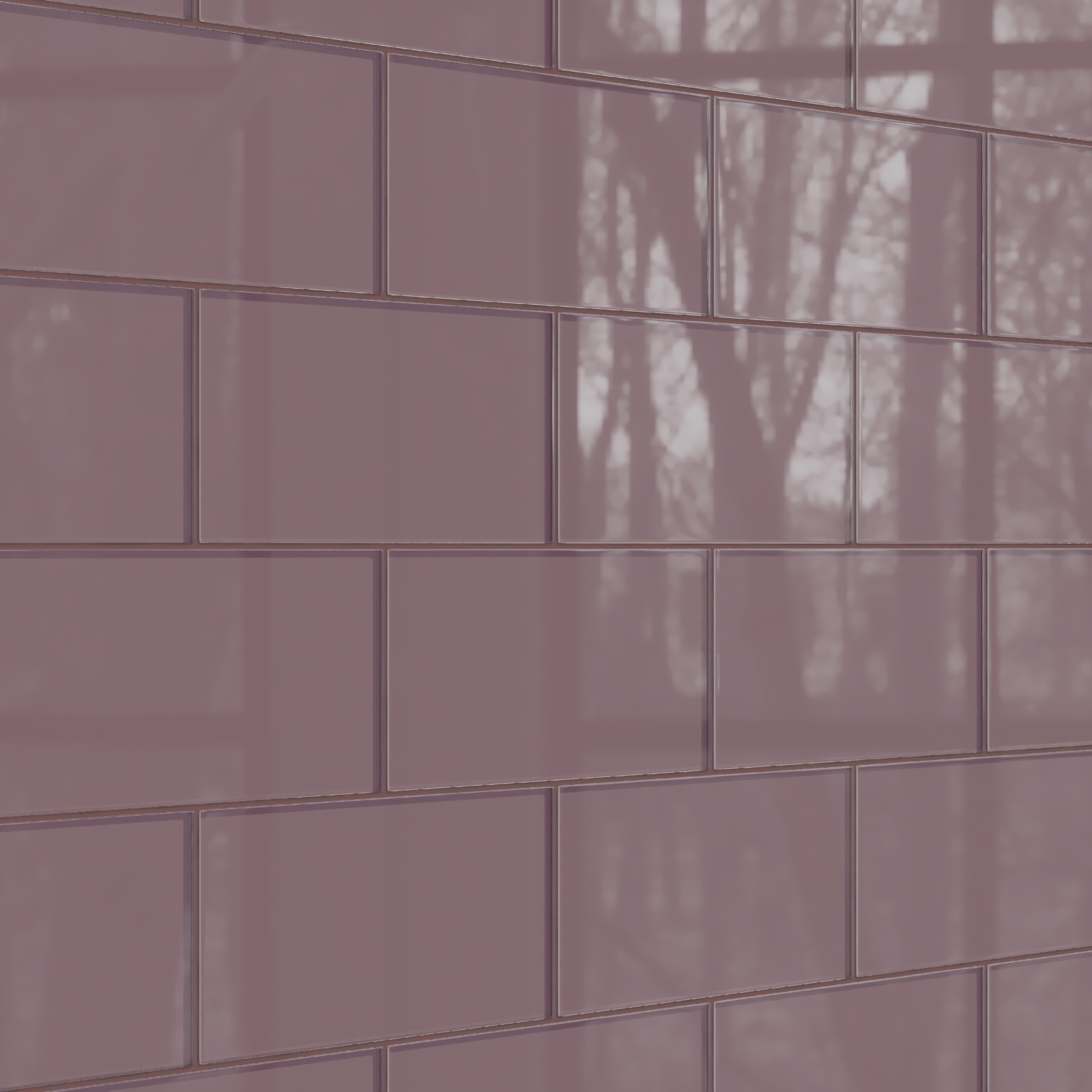 6x12 Glass Tile in Crane Gloss