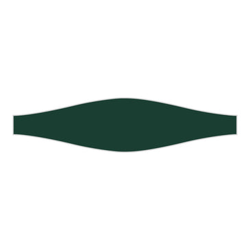 Wave Original Ceramic Tile in Evergreen Matte