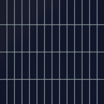 1x4 Straight Set Sheeted Glass Mosaic Tile in Barn Swallow Matte