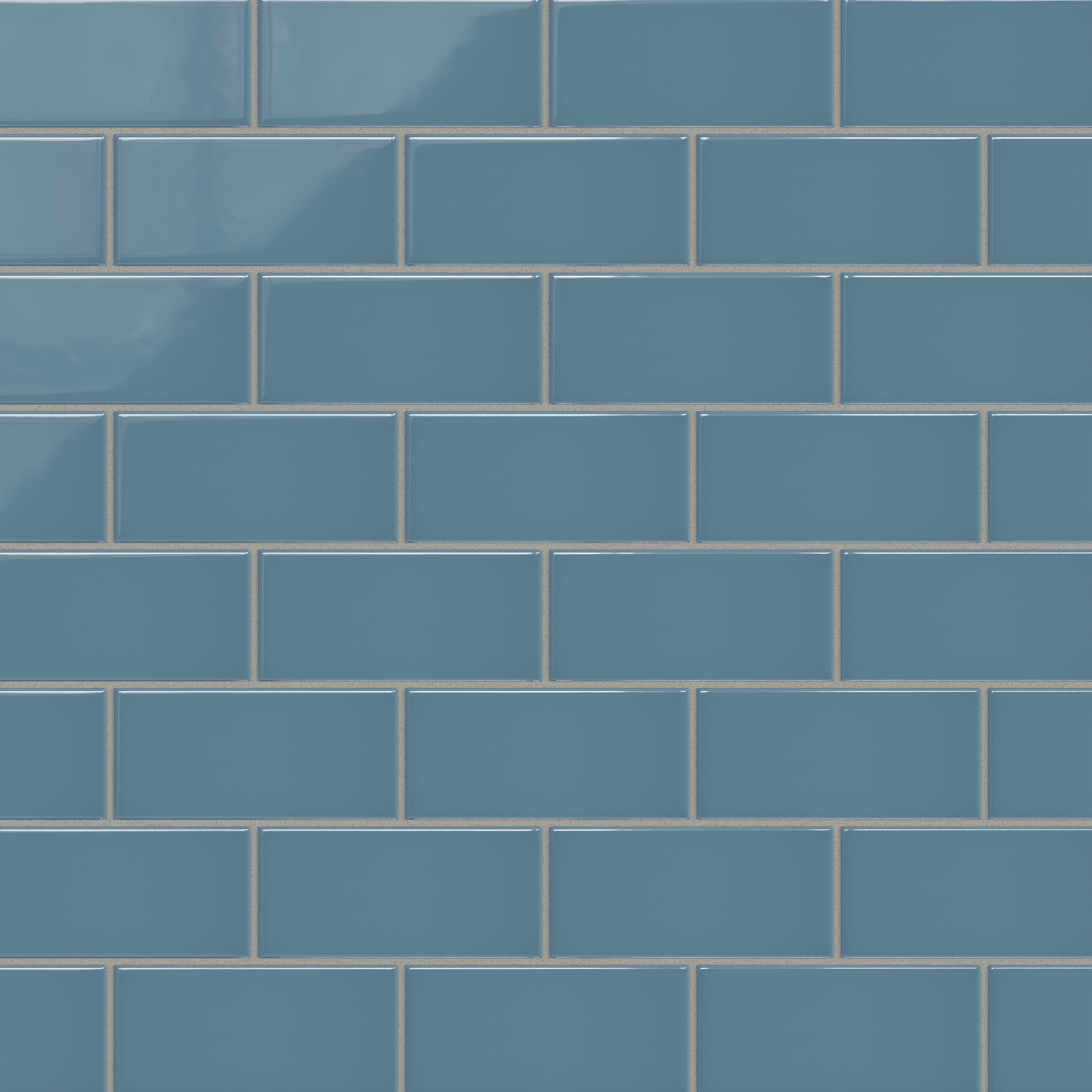 3x6 Natural Press Ceramic Tile in Azurite Gloss