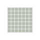 1x1 Straight Set Sheeted Original Ceramic Mosaic Tile in Rosemary Matte