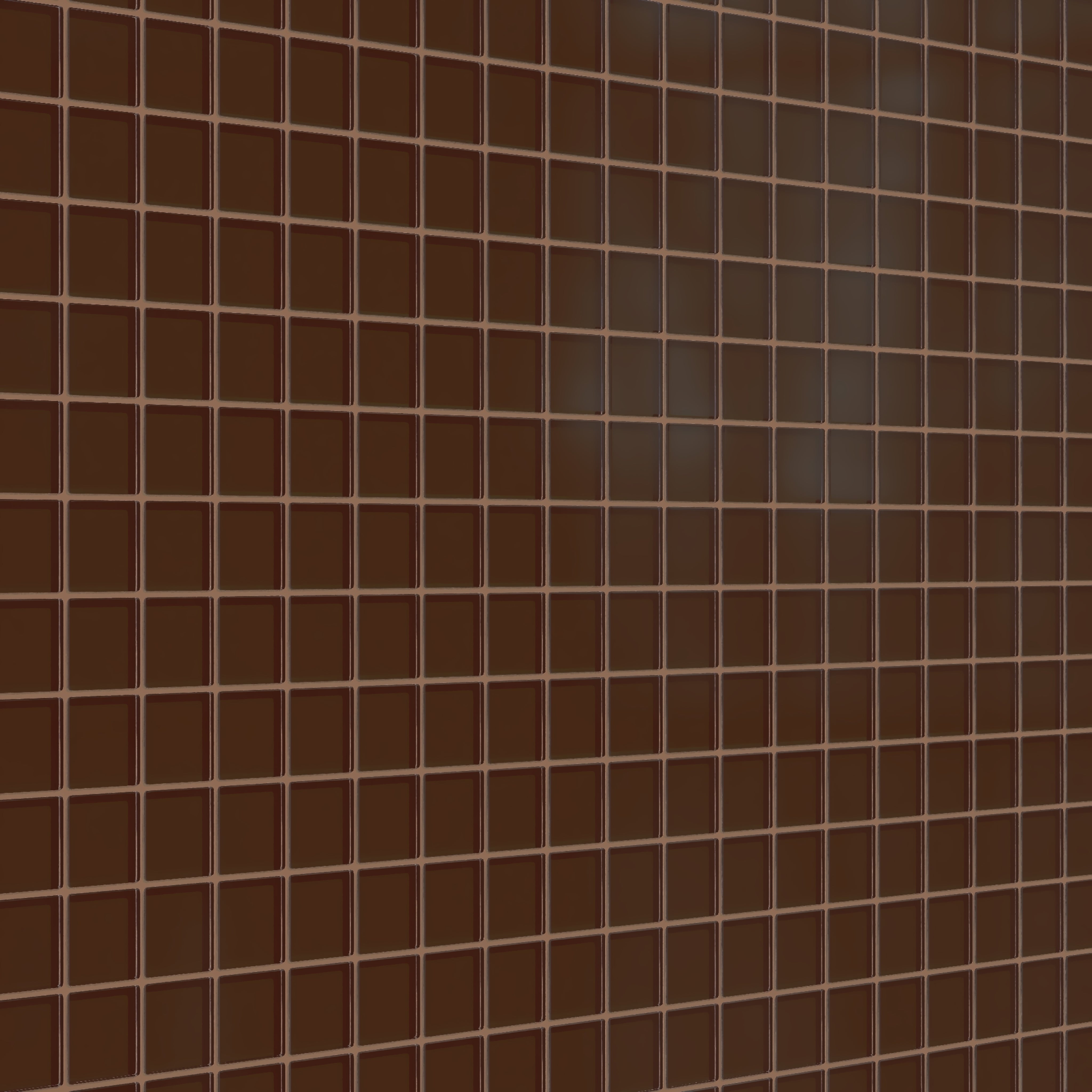 2x2 Straight Set Sheeted Glass Mosaic Tile in Thrasher Matte