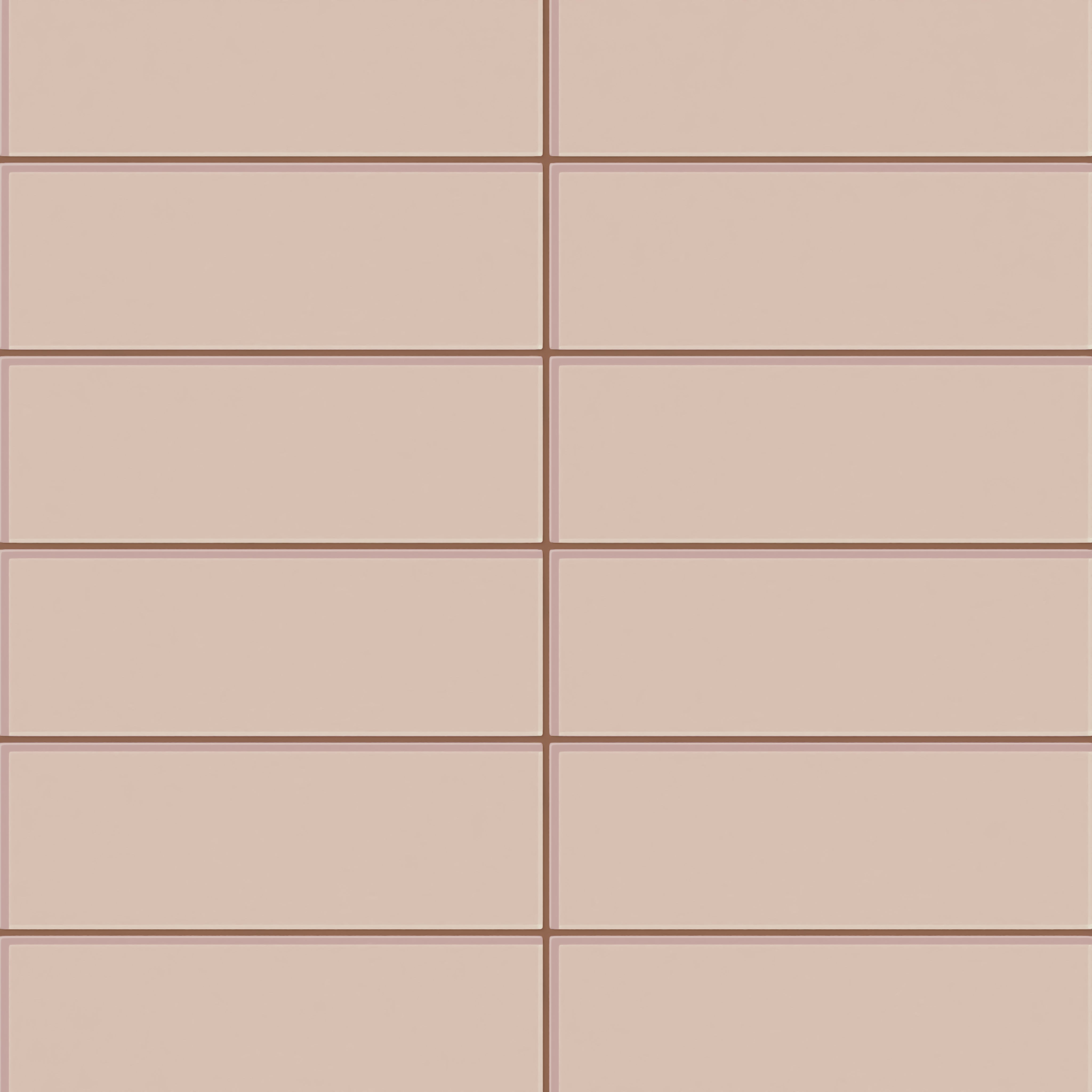4x12 Glass Tile in Rosy Finch Gloss