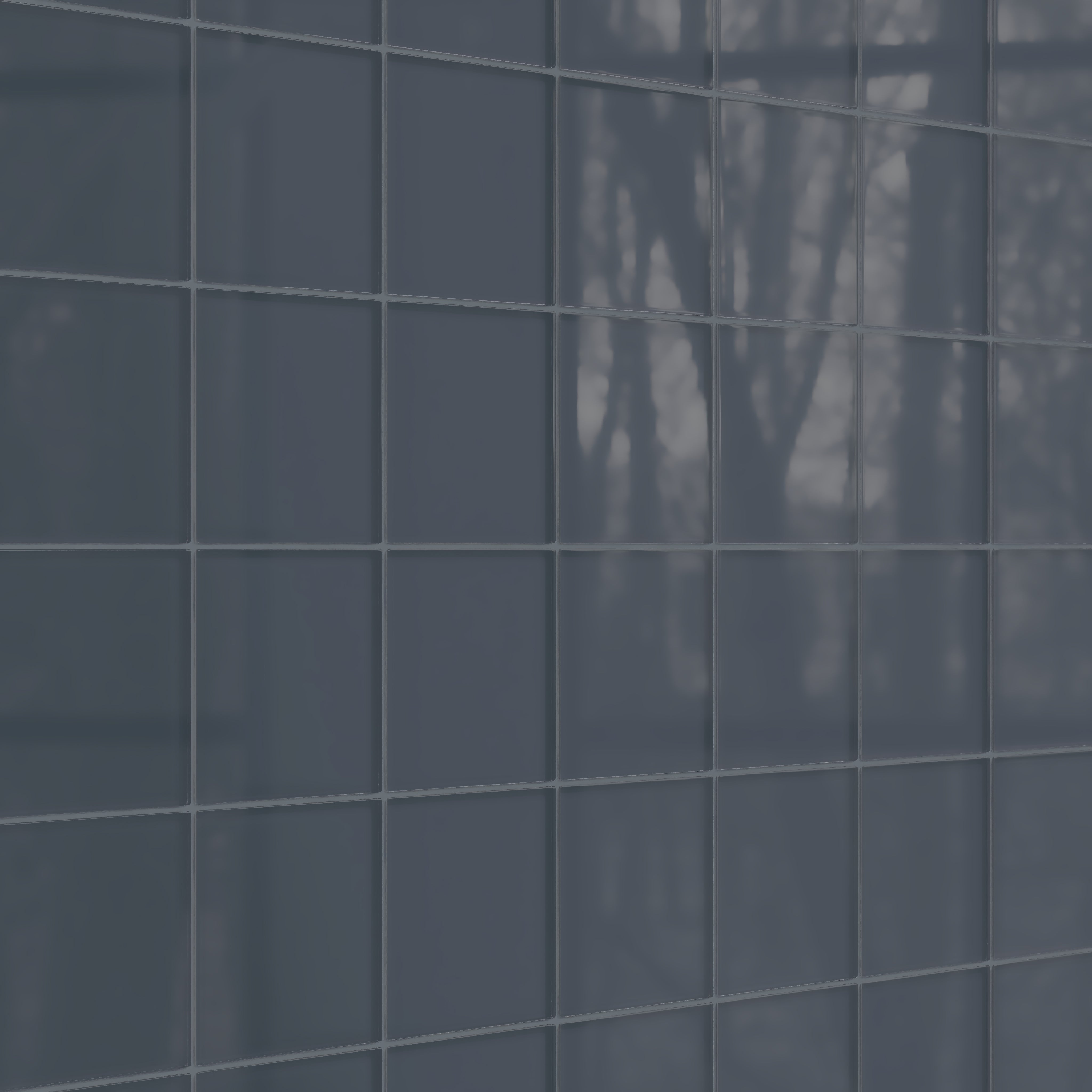 6x6 Glass Tile in Junco Gloss