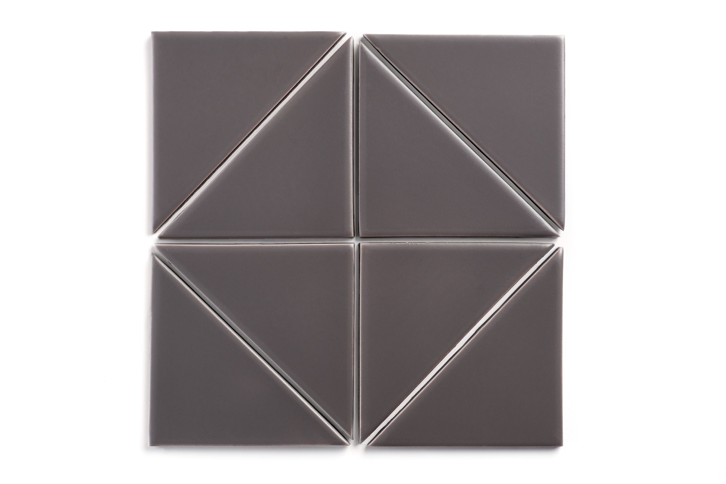 6" Triangle Original Ceramic Tile in Kalamata Matte
