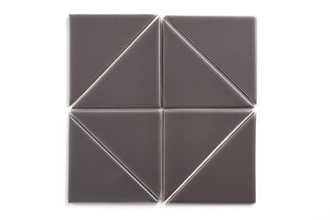 6" Triangle Original Ceramic Tile in Kalamata Matte