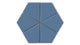 Hexite Original Ceramic Tile in Caribbean Sea Matte