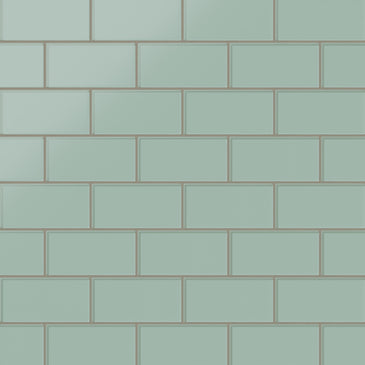 3x6 Glass Tile in Kingfisher Matte