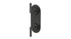 Contour Two Handle Wall Mount Shower Trim with Soft Lever Handles in Blackened Nickel