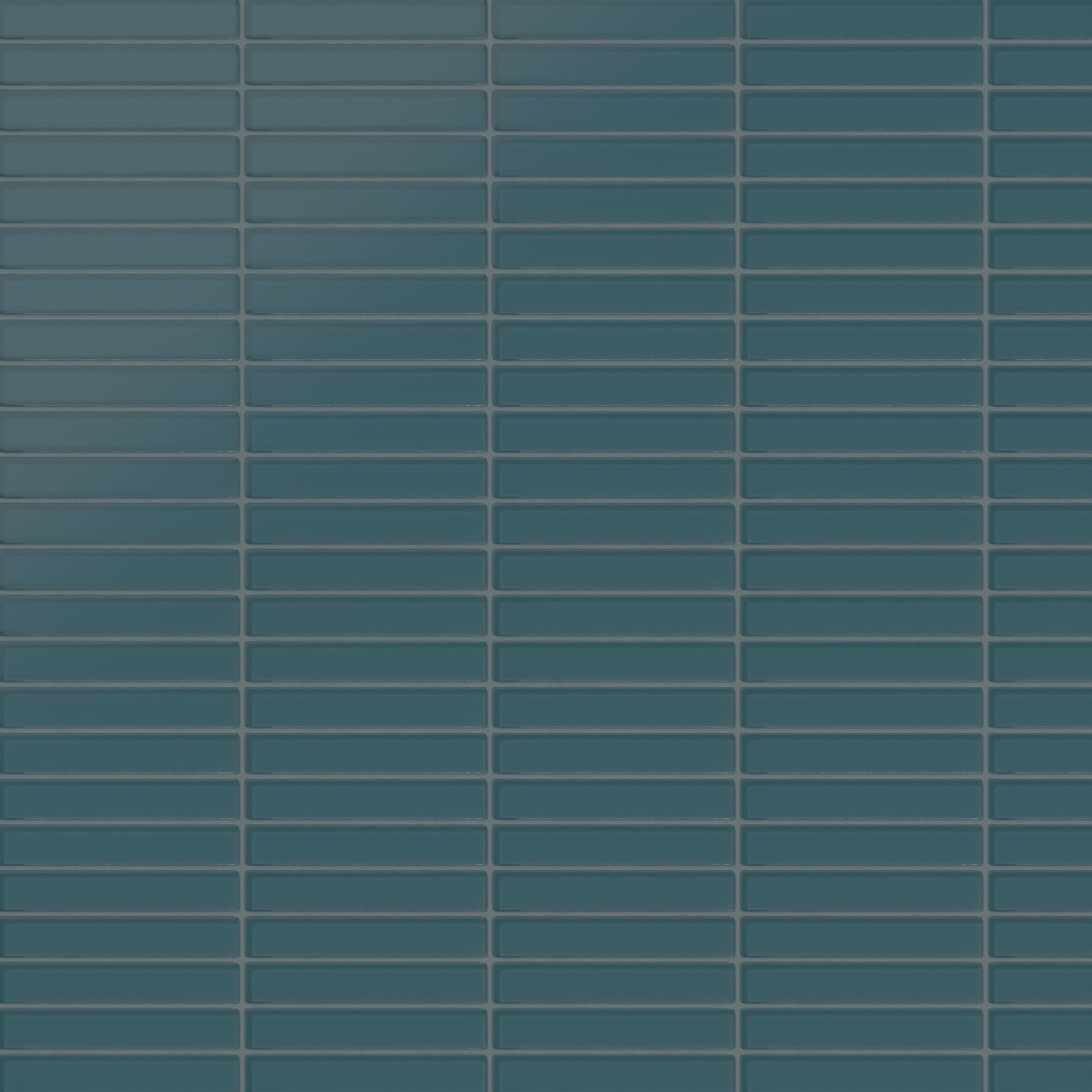 1x6 Straight Set Sheeted Glass Mosaic Tile in Magpie Matte