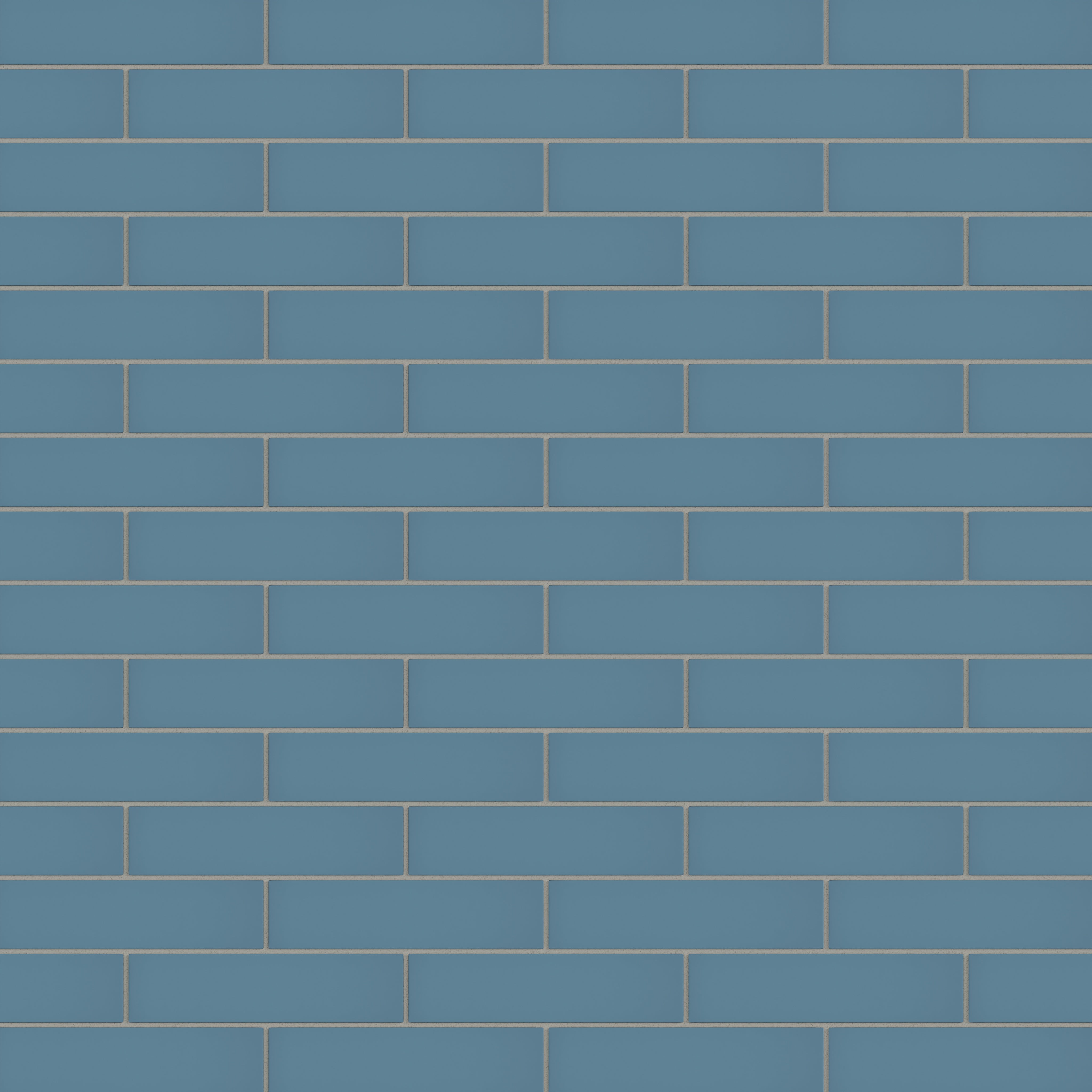 2x8 Natural Press Ceramic Tile in Azurite Matte