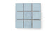3x3 Straight Set Sheeted Original Ceramic Mosaic Tile in Crater Lake Gloss
