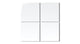 6x6 Natural Press Ceramic Tile in Gesso Gloss