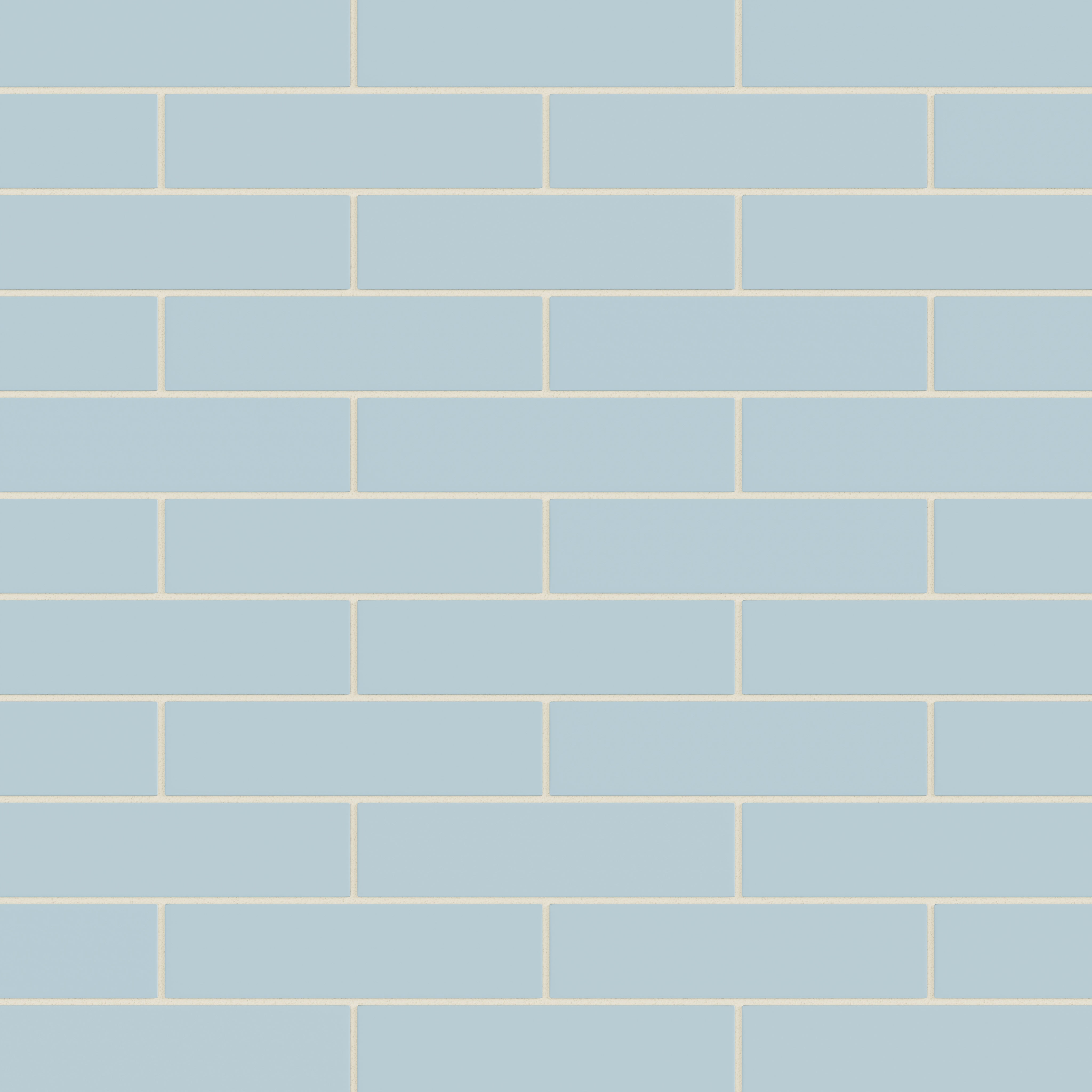 2x8 Natural Press Ceramic Tile in Egyptian Blue Matte