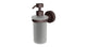 Flatiron Round Soap Dispenser in Architectural Copper