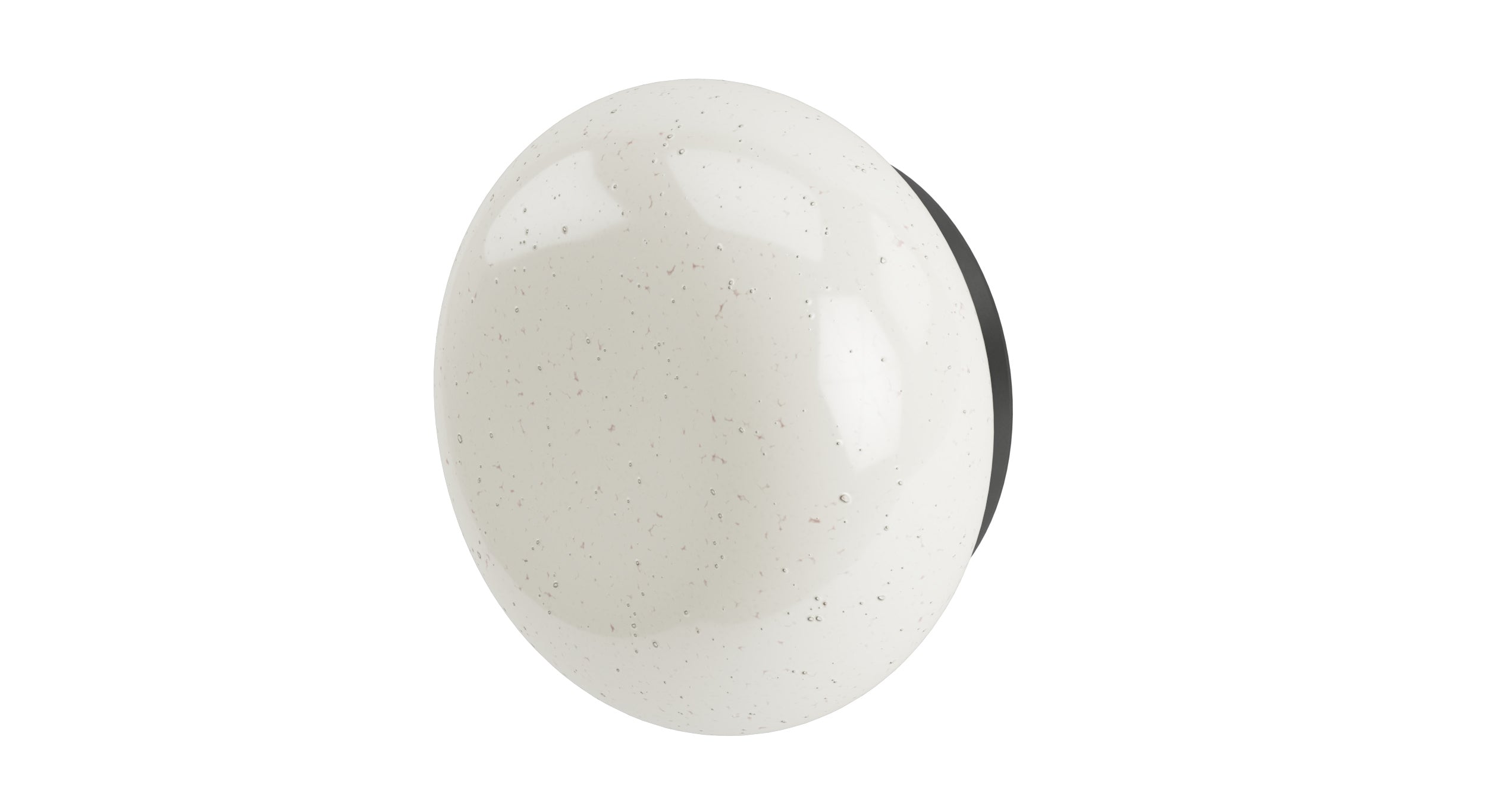Foundry One Handle Wall Mount Diverter/Volume Control Shower Trim with Pebble Ceramic Knob Handle in Oil Rubbed Bronze
