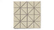 3" Triangle Sheeted - Quadrant Original Ceramic Mosaic Tile in Dolomite Matte
