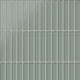 1x6 Straight Set Sheeted Glass Mosaic Tile in Hummingbird Matte