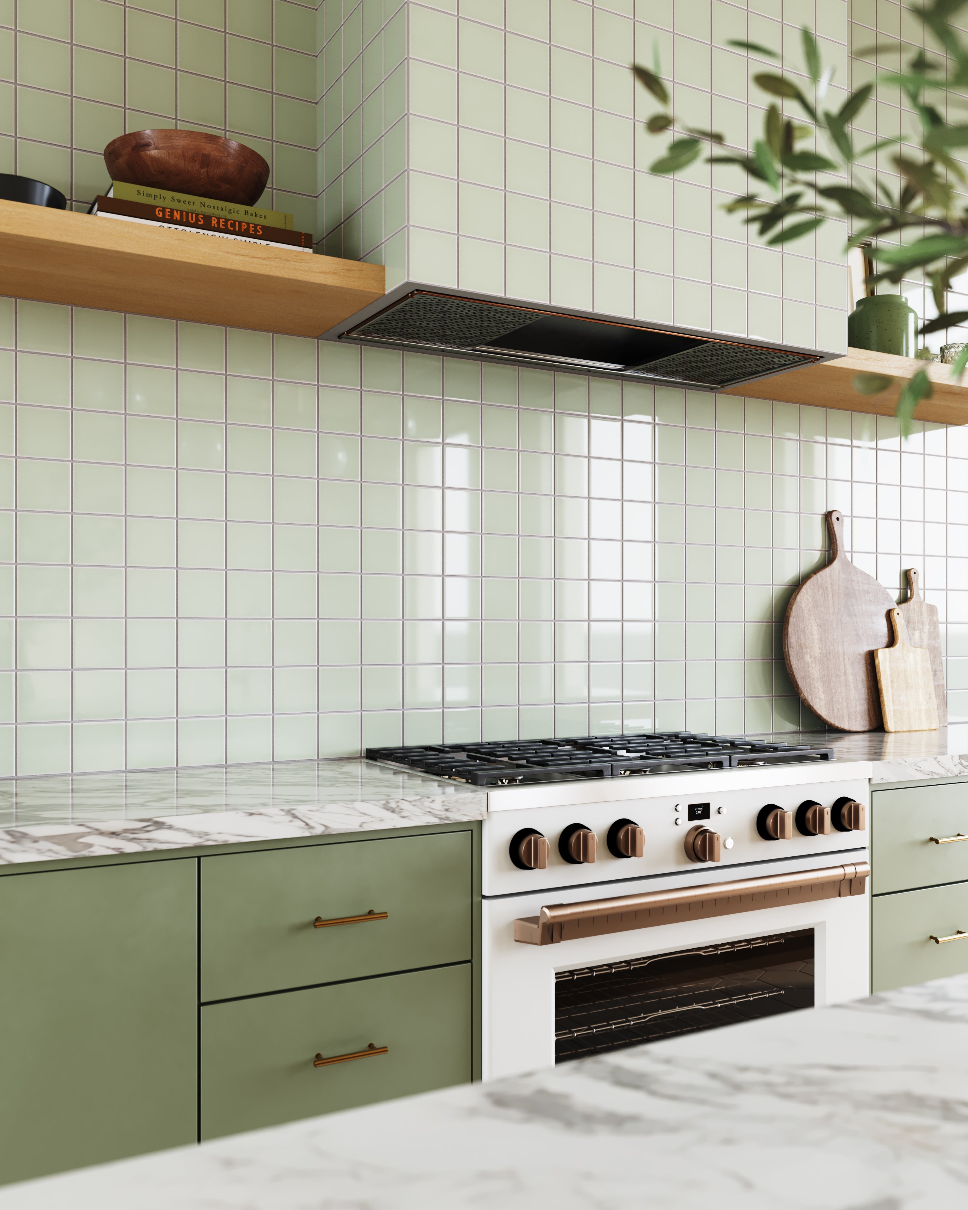 4x4 Original Ceramic Tile in Overcast Gloss