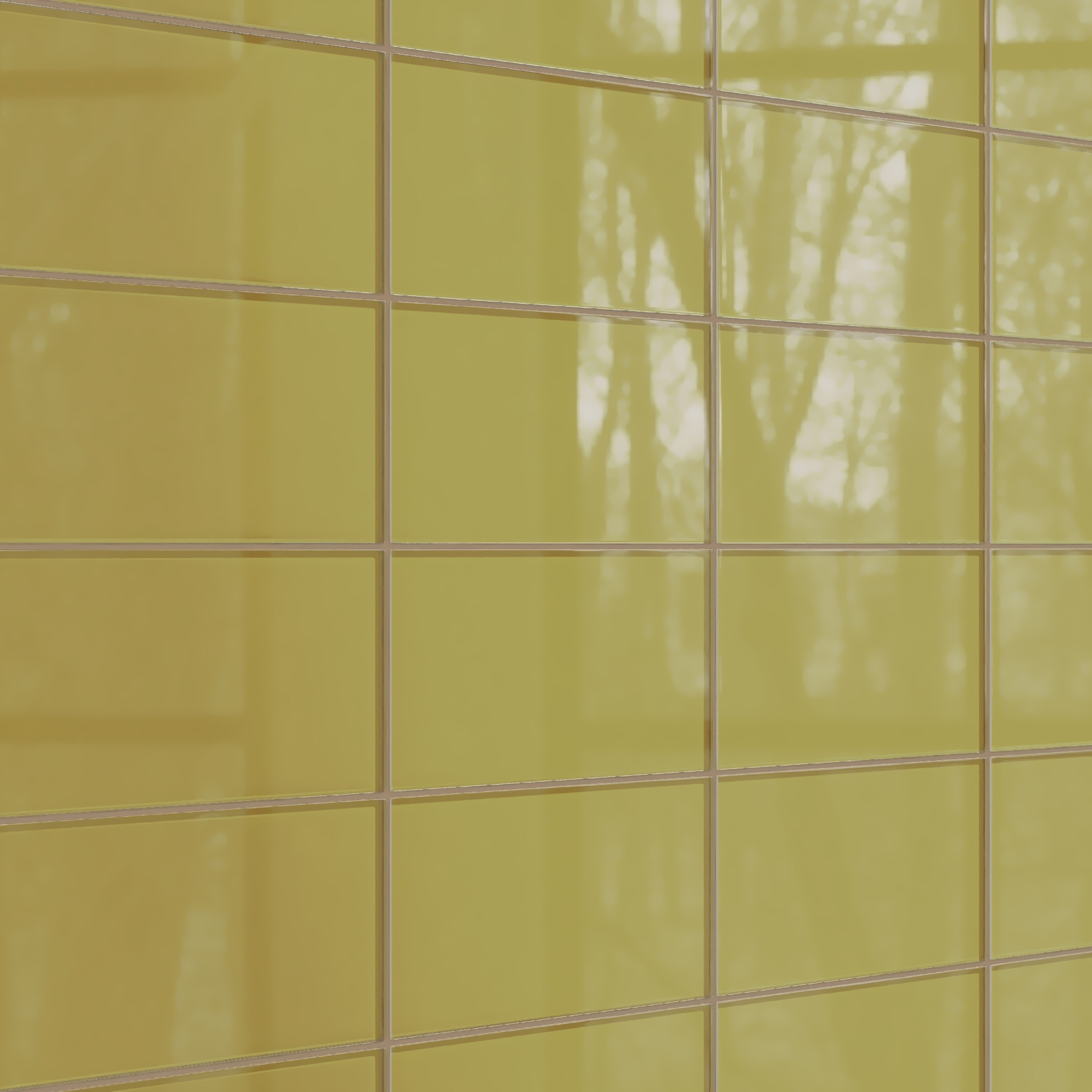 6x12 Glass Tile in Pine Siskin Gloss