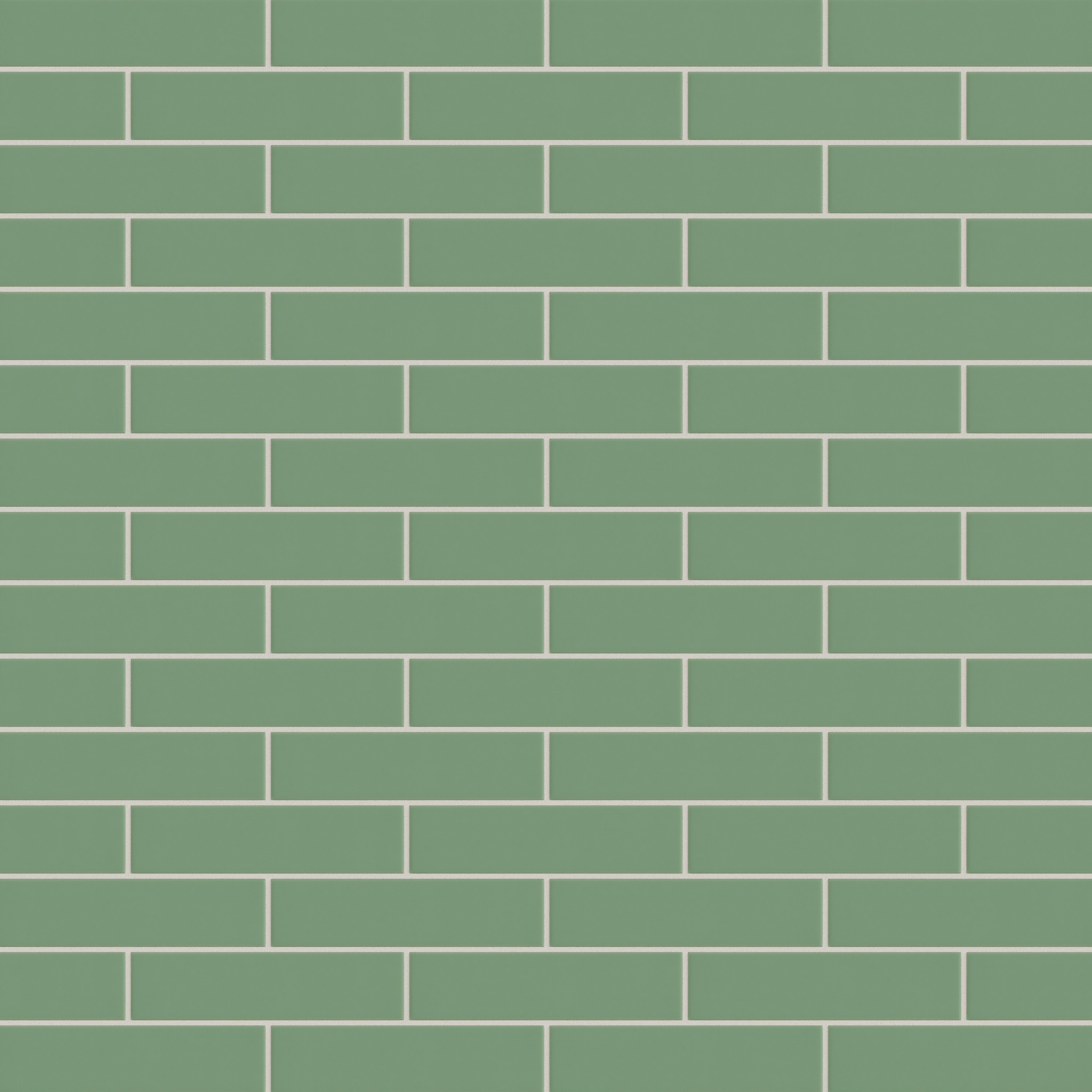 2x8 Original Ceramic Tile in Sea Green Matte