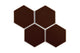 6" Hexagon Original Ceramic Tile in Garnet Gloss