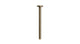 Contour & Foundry 12" Straight Shower Arm with Flange in Antique Brass