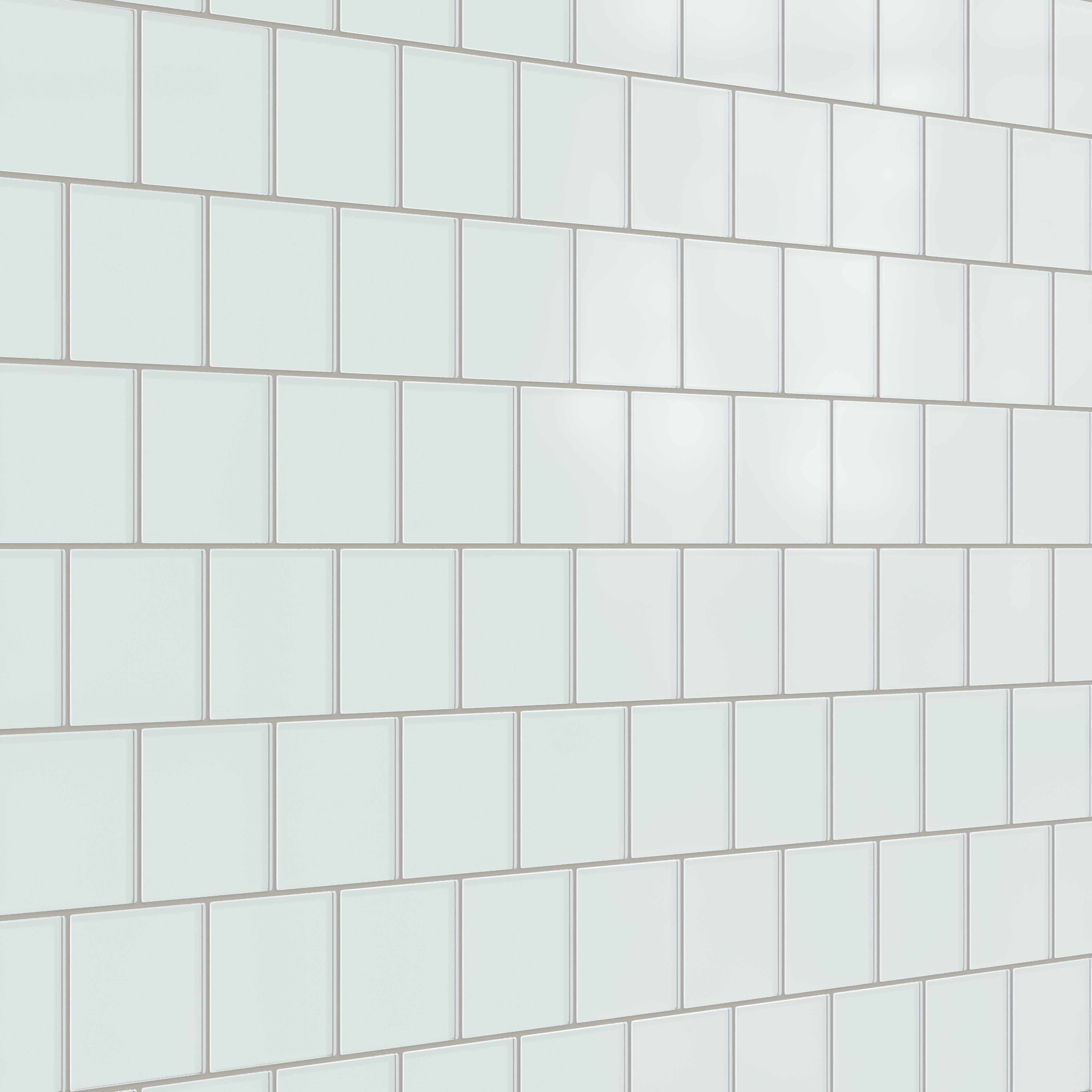 4x4 Glass Tile in Warbler Matte
