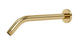 Contour & Foundry 45-Degree 12" Shower Arm with Flange in Polished Brass