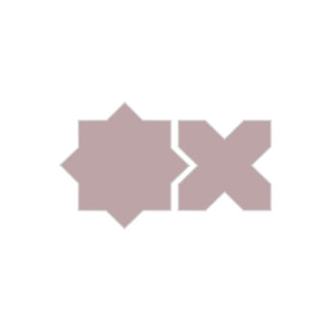 Star & Cross Original Ceramic Tile in Painted Sky Matte
