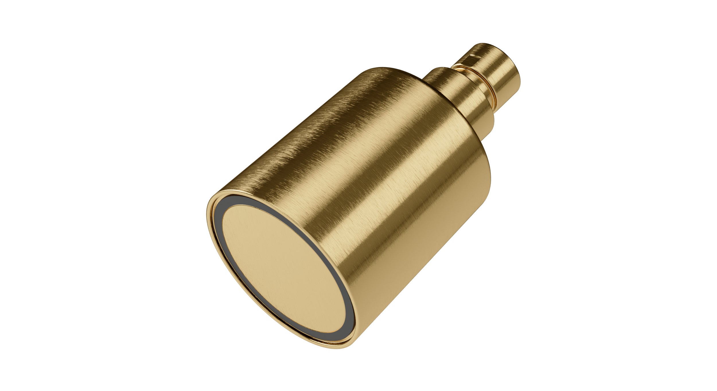 Contour & Foundry Shower Head in Satin Brass