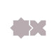 Star & Cross Original Ceramic Tile in Dust Storm Matte