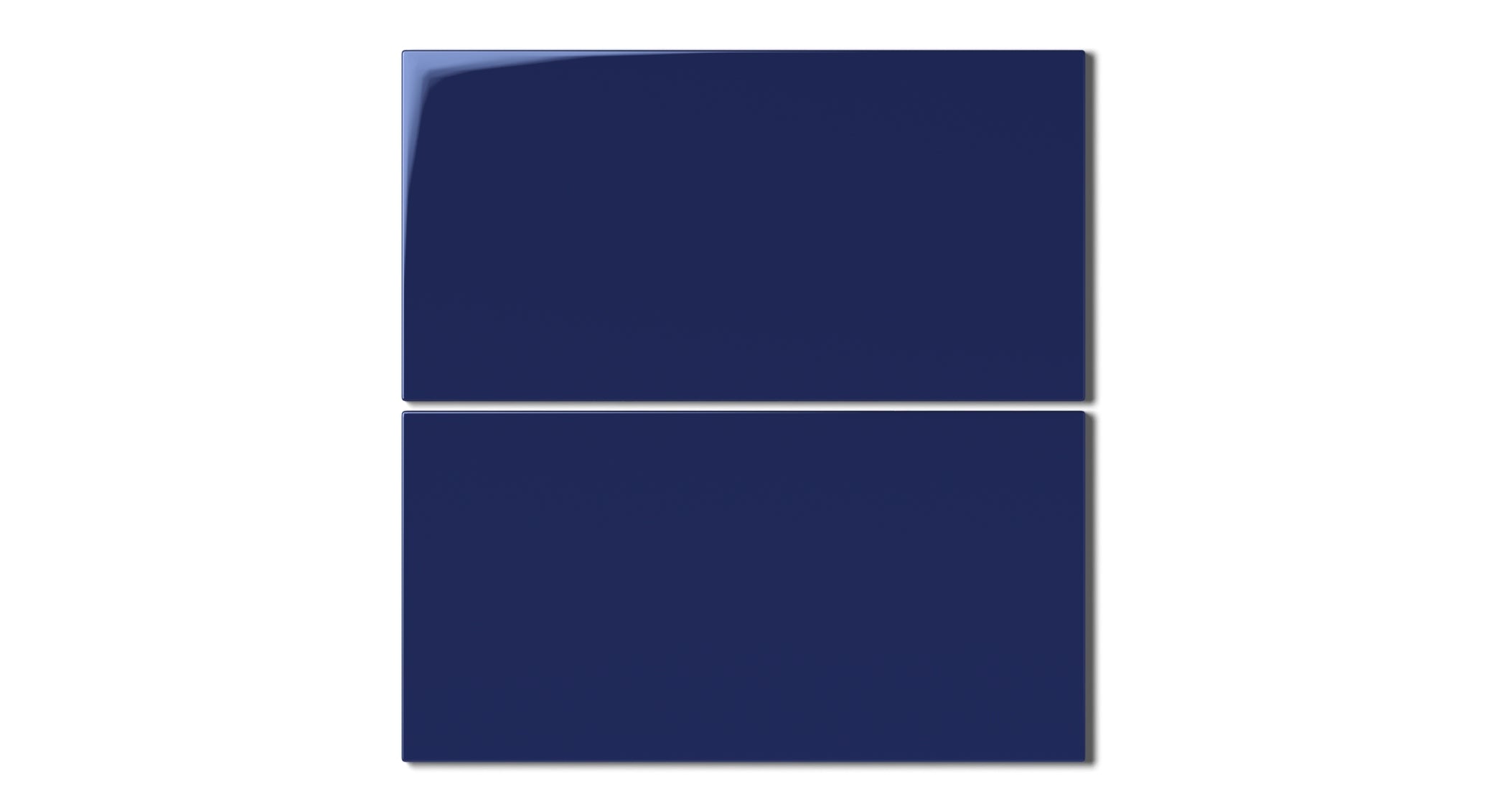 6x12 Natural Press Ceramic Tile in Ultramarine Gloss