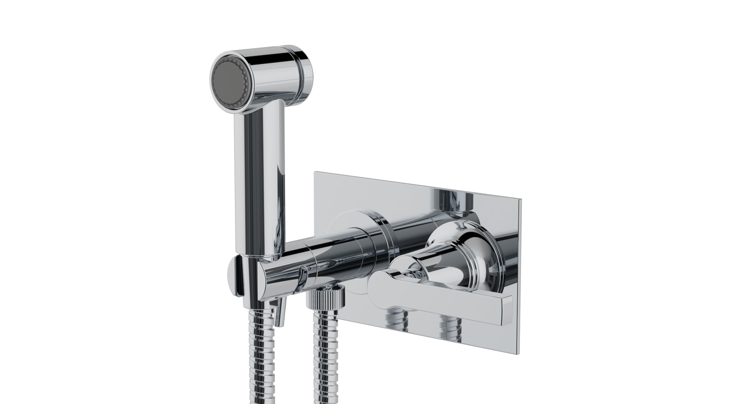 Emerson One Handle Wall Mount Bidet Trim with Classic Lever Handle
