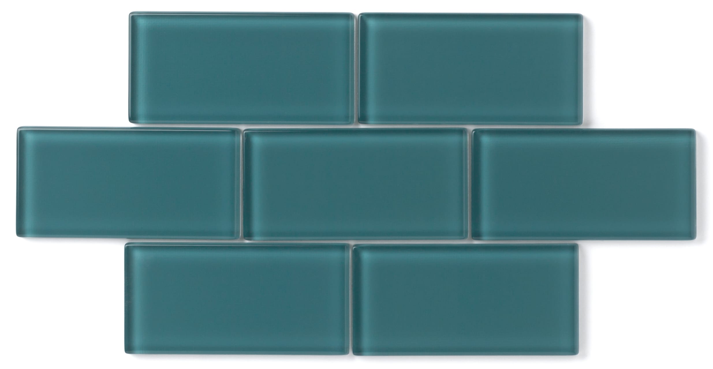 1x4 Herringbone Sheeted Glass Mosaic Tile in Magpie Gloss