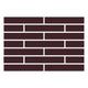 1x6 Half Offset Sheeted Original Ceramic Mosaic Tile in Redwood