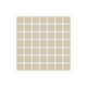 1x1 Straight Set Sheeted Original Ceramic Mosaic Tile in Dolomite Gloss