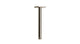 Flatiron 8" Straight Shower Arm with Flange in Polished Nickel