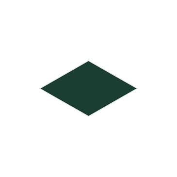 Large Diamond Original Ceramic Tile in Evergreen Matte