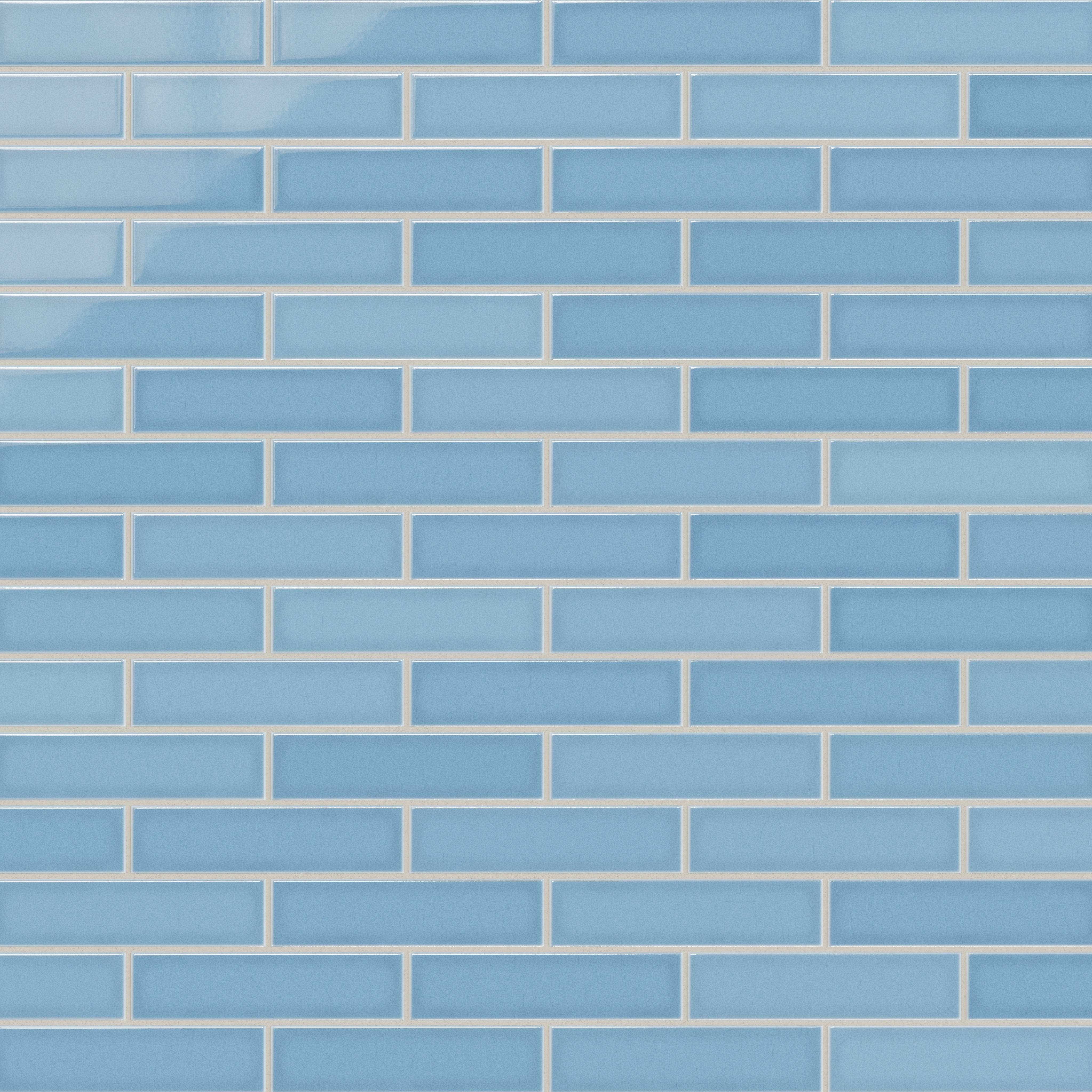 2x8 Original Ceramic Tile in Caribbean Sea Gloss