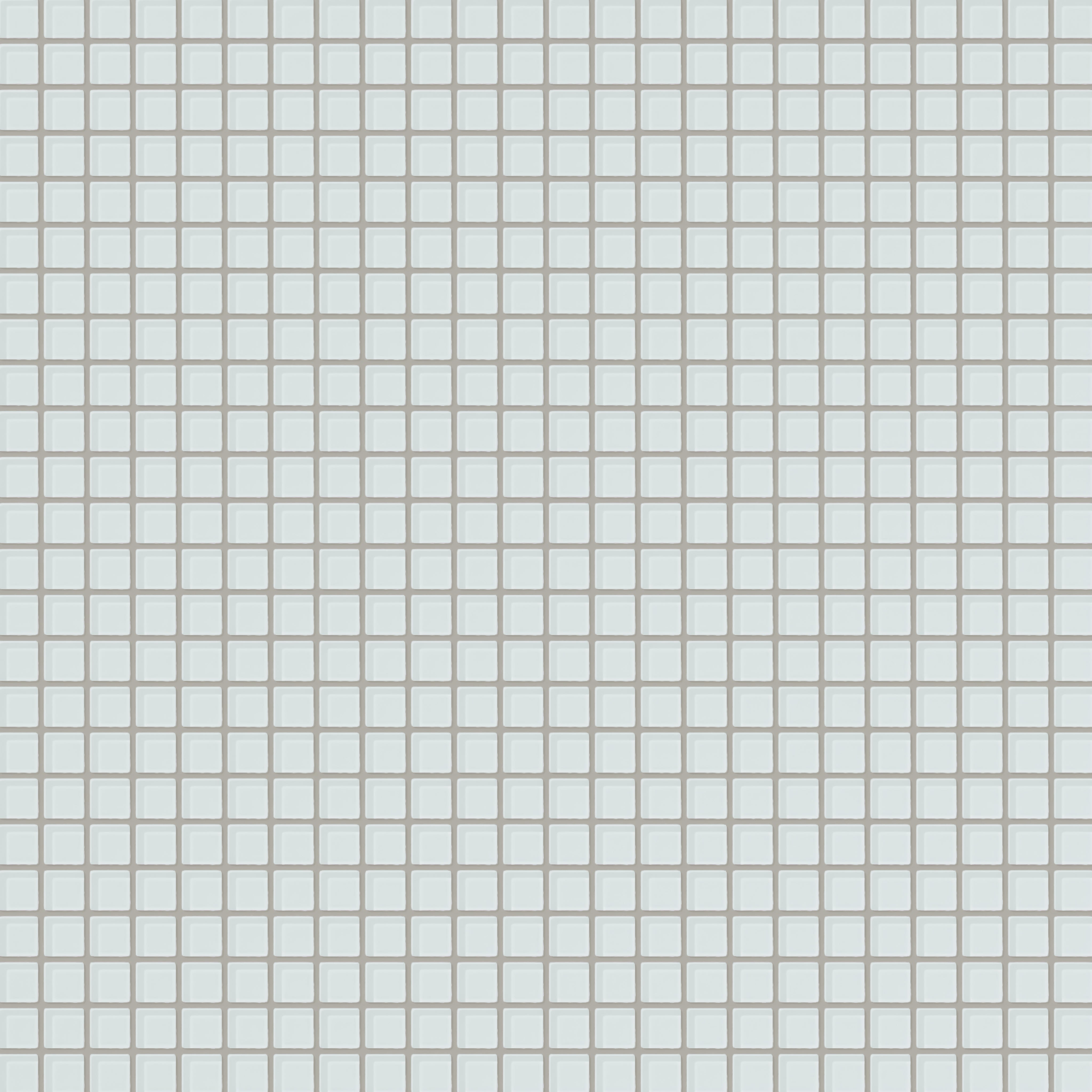 1x1 Straight Set Sheeted Glass Mosaic Tile in Warbler Gloss