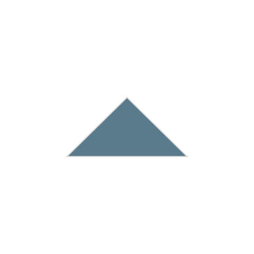 4" Triangle Original Ceramic Tile in Nautical Matte